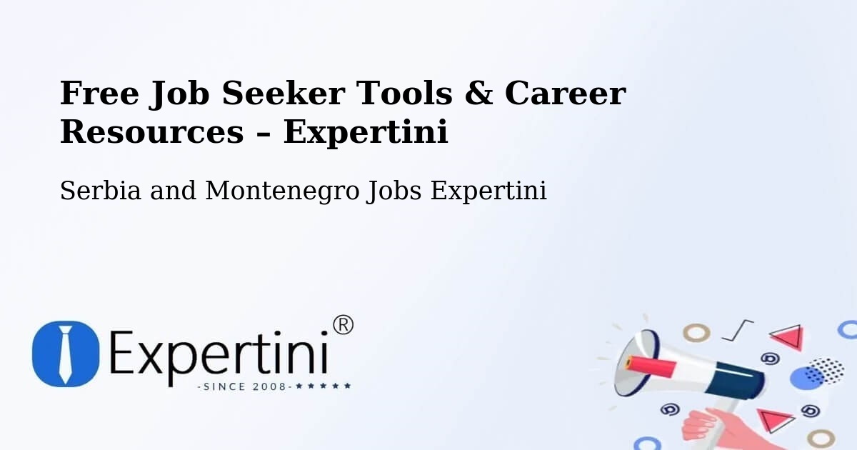 Free Job Seeker Tools & Career Resources – Dunham - Dunham, Serbia and Montenegro Jobs Expertini
