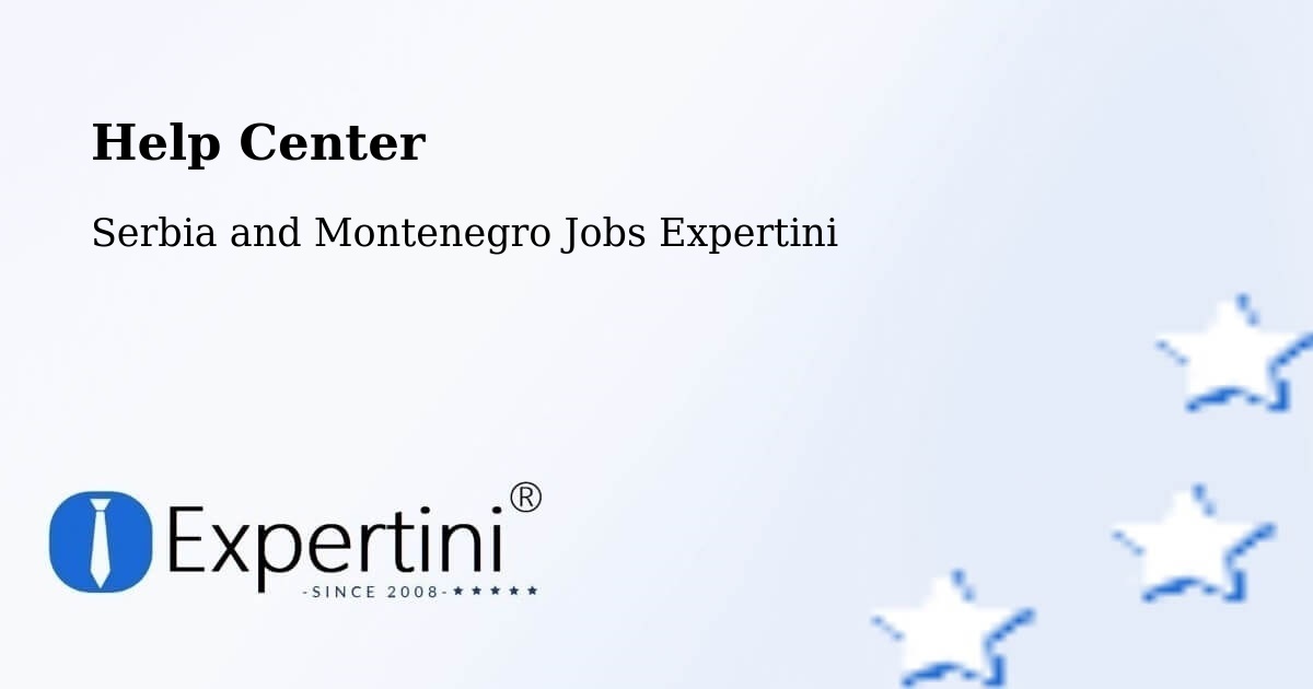 Help Center – Dunham - Serbia and Montenegro Jobs Expertini
